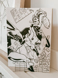 Batober Day 23 Batman vs Joker and Harley Original Art