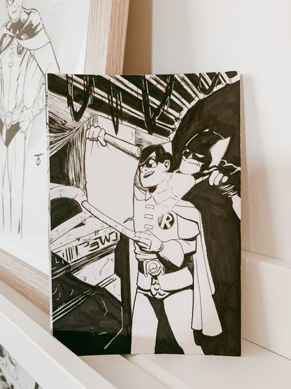 Original Batober 2021 Day 26 Batman & Robin Art