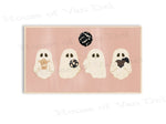 Samsung Frame TV Art Digital Download "VDAY Ghosts Pink & Black"