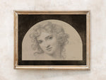 Vintage Maiden "Dark" Background Digital Download Print